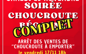 Soirée Choucroute 2023