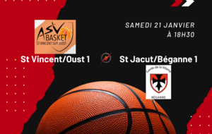 St Vincent/Oust 1 - Seniors Basket 1