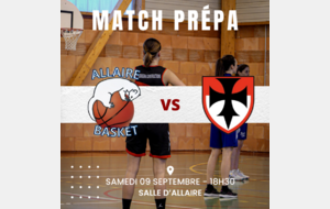 Basket - Match de préparation face à Allaire