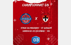 Huitième match de championnat face à l'étincelle St Jean