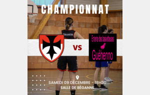 Basket- Septième match de championnat face à Guéhenno