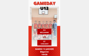 U13 Basket - 1er match de la phase 2