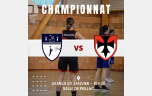 Basket- Premier match de championnat phase 2 face à la JA Peillac