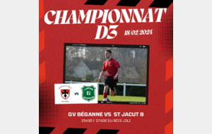 Treizième match de championnat face à St Jacut B