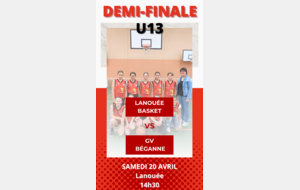 U13 Basket - Demi-finale de coupe du Morbihan